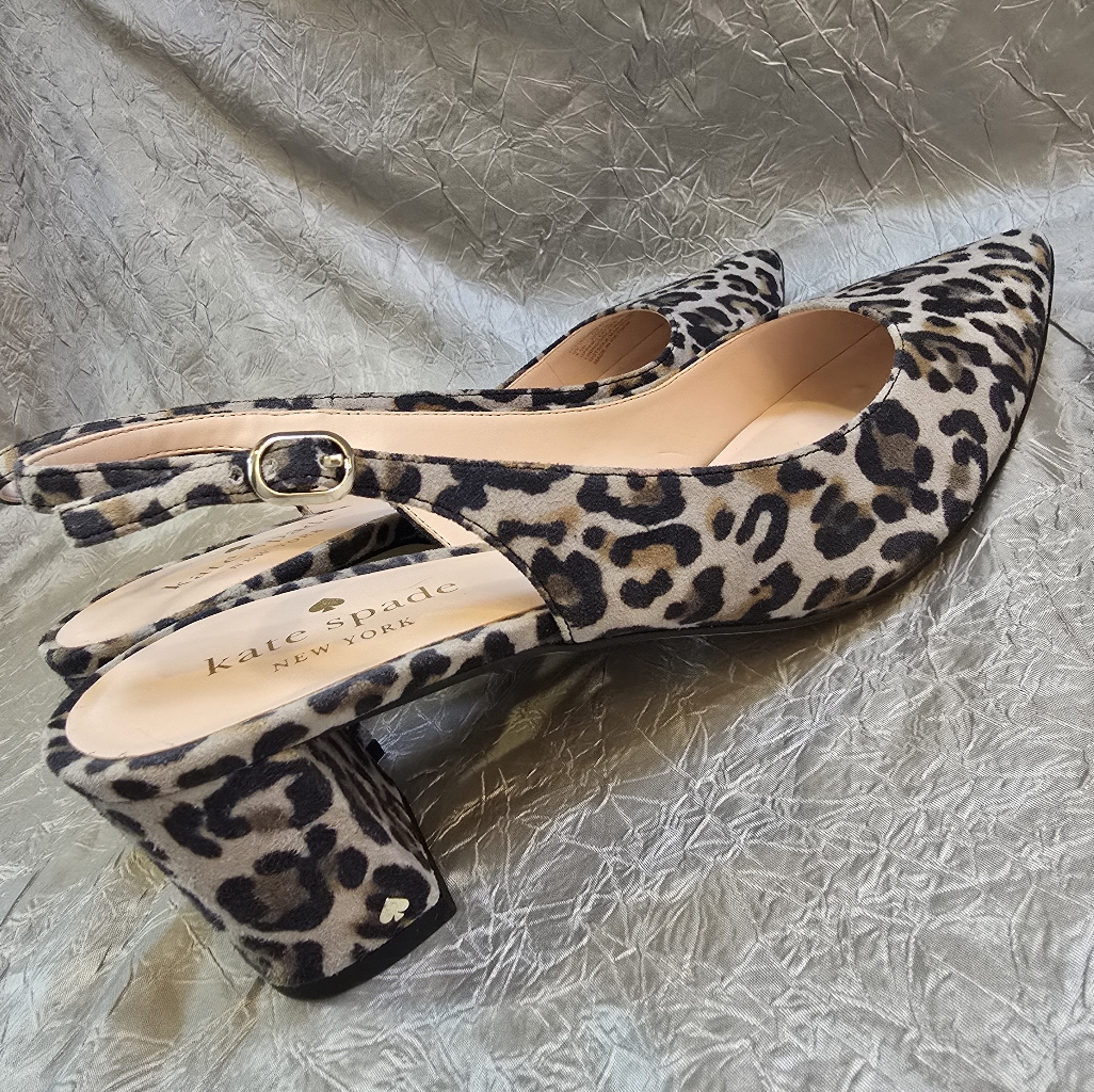 Kate Spade Sophisticated Leather Heels Sz 8.5